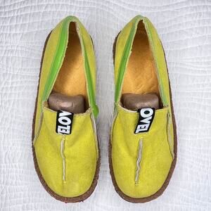 Ovelo Tezoo Rainbow Loafers sz EU 40 Casual Gender Neutral Bright Lime Green
